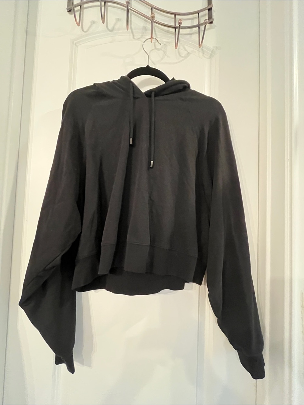 Women's cropped double take hoodie
